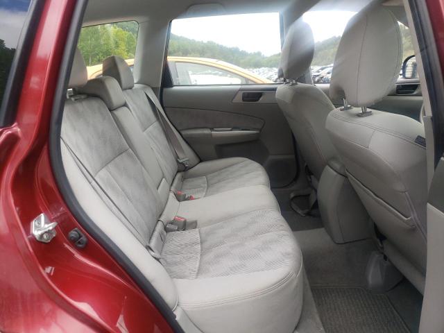 JF2SH6BC6AH792199 - 2010 SUBARU FORESTER XS Темно-червоний фото 11