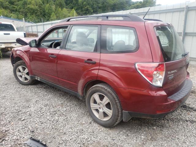 JF2SH6BC6AH792199 - 2010 SUBARU FORESTER XS Темно-червоний фото 2