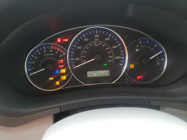 JF2SH6BC6AH792199 - 2010 SUBARU FORESTER XS Темно-червоний фото 9