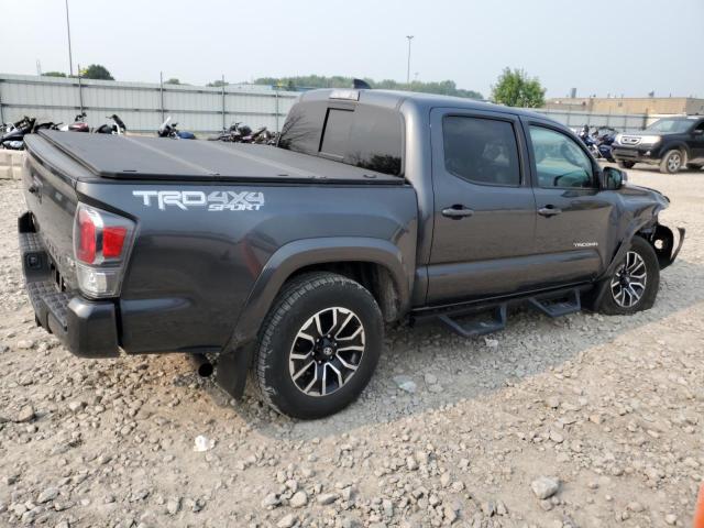3TMCZ5AN9NM519062 - 2022 TOYOTA TACOMA DOUBLE CAB 灰色 照片 3