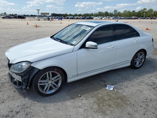 WDDGF4HB4DR267076 - 2013 MERCEDES-BENZ C 250 WHITE photo 1