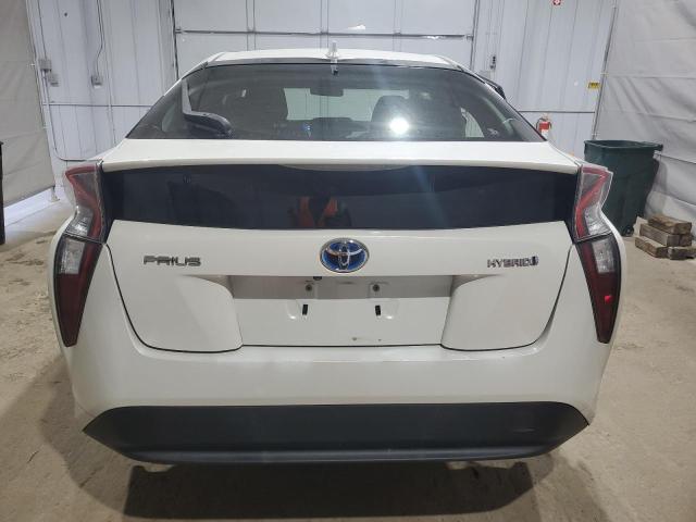 JTDKBRFUXG3504517 - 2016 TOYOTA PRIUS WHITE photo 6