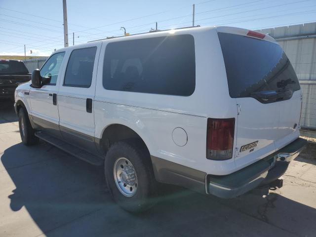 1FMSU41P04EA58713 - 2004 FORD EXCURSION XLT WHITE photo 2