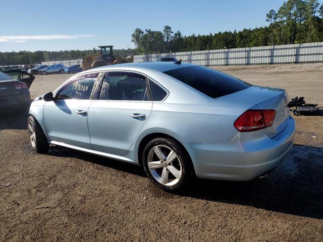 1VWBH7A3XCC051962 - 2012 VOLKSWAGEN PASSAT SE BLUE photo 2