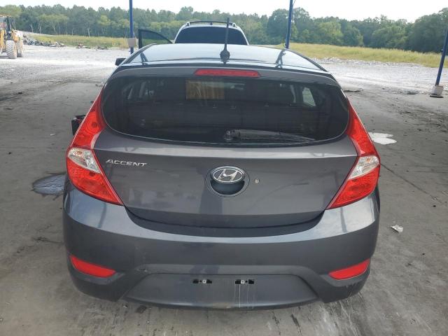 KMHCT5AE1CU053066 - 2012 HYUNDAI ACCENT GLS CHARCOAL photo 6