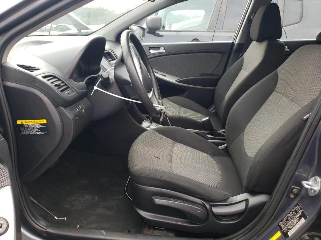 KMHCT5AE1CU053066 - 2012 HYUNDAI ACCENT GLS CHARCOAL photo 7