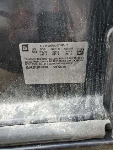 1G11C5SL5FF190084 - 2015 CHEVROLET MALIBU 1LT 灰色 照片 12