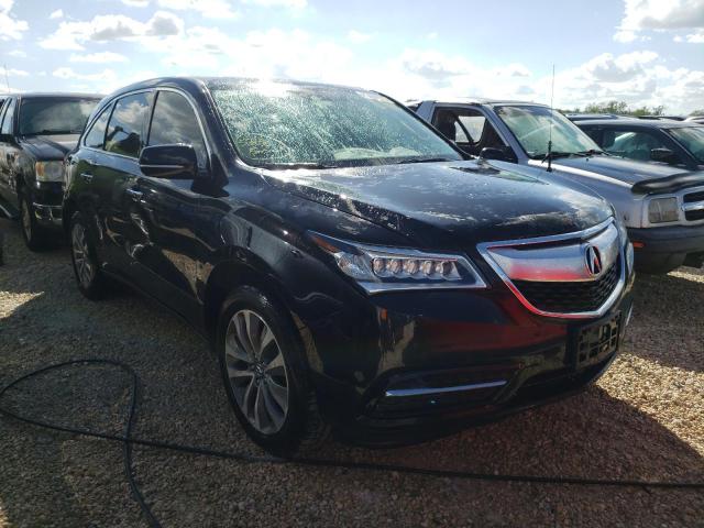 5FRYD4H45FB004995 - 2015 ACURA MDX TECHNOLOGY BLACK photo 1