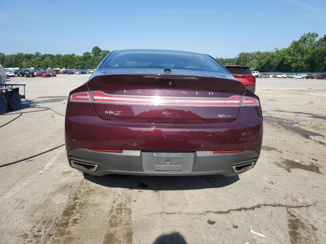 3LN6L2JK0DR823025 - 2013 LINCOLN MKZ BURGUNDY photo 6