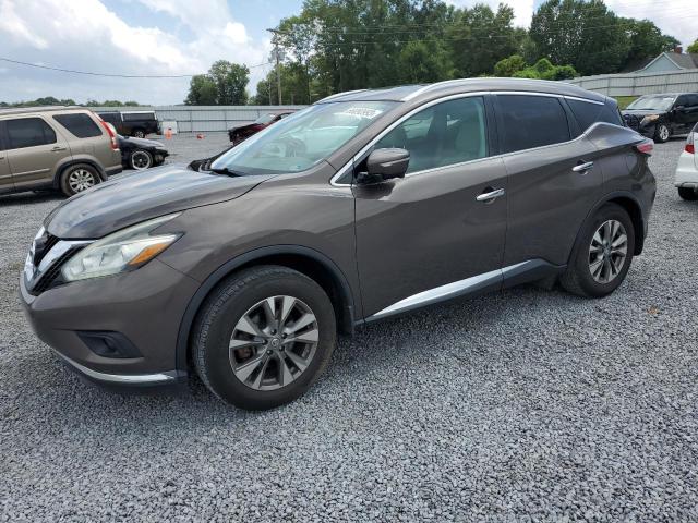 5N1AZ2MH9FN225224 - 2015 NISSAN MURANO SL S BROWN photo 1