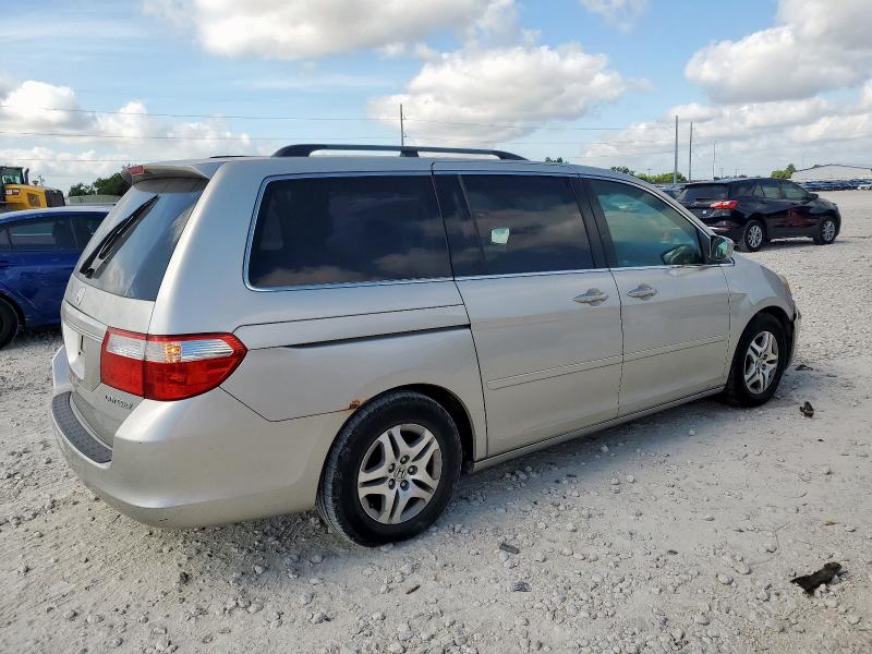 5FNRL38495B423921 - 2005 HONDA ODYSSEY EX SILVER photo 3
