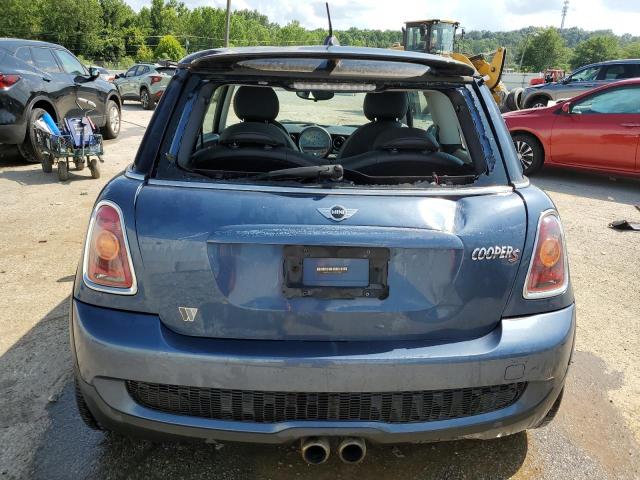 WMWMF7C57ATW89306 - 2010 MINI COOPER S BLUE photo 6