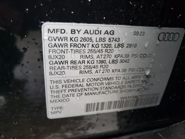 WA1C4AFY8R2018925 - 2024 AUDI SQ5 PRESTIGE 黑色 照片 14