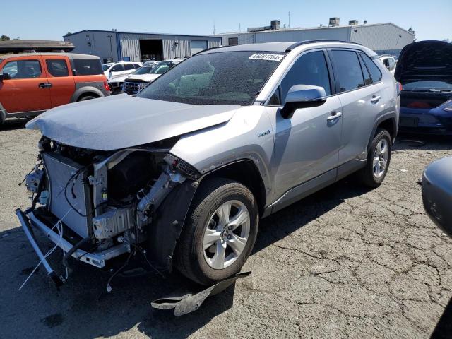 4T3MWRFV8MU038231 - 2021 TOYOTA RAV4 LE SILVER photo 1