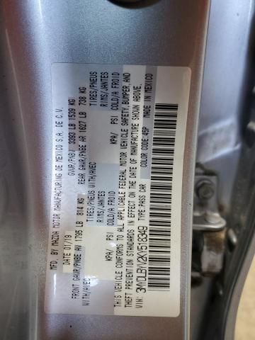 3MYDLBYV2KY518349 - 2019 TOYOTA YARIS L 银色 照片 12