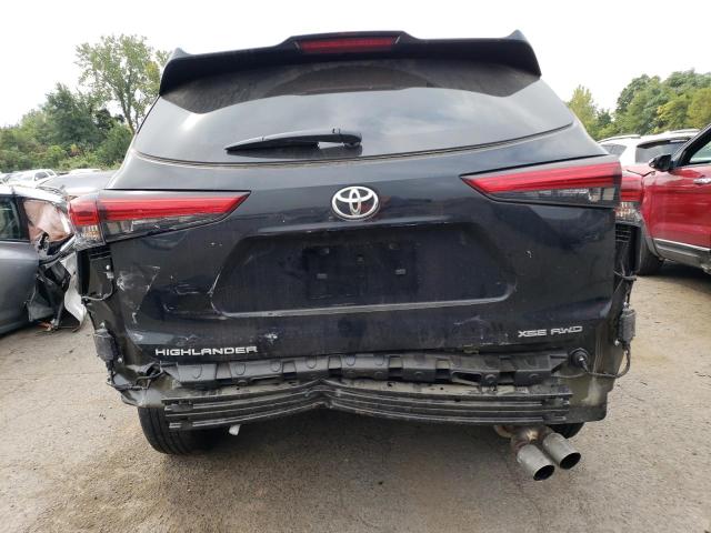 5TDLZRBH2NS217533 - 2022 TOYOTA HIGHLANDER XSE BLACK photo 6