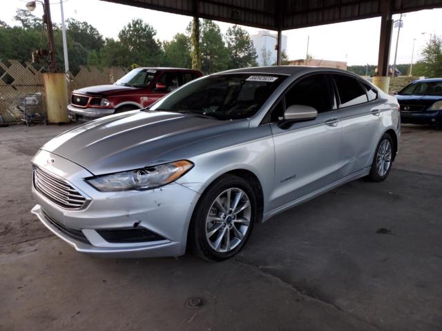 3FA6P0LU5HR323837 - 2017 FORD FUSION SE HYBRID SILVER photo 1