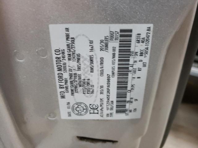 1FTZR45E26PA59897 - 2006 FORD RANGER SUPER CAB SILVER photo 12