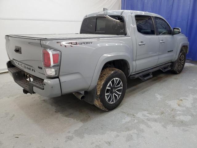 5TFAZ5CN8MX106823 - 2021 TOYOTA TACOMA DOUBLE CAB GRAY photo 3