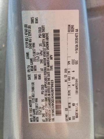 1FMCU9GDXHUB79923 - 2017 FORD ESCAPE SE SILVER photo 13