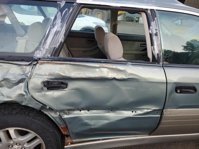 4S3BH675937608228 - 2003 SUBARU LEGACY OUTBACK AWP أخضر صورة 10