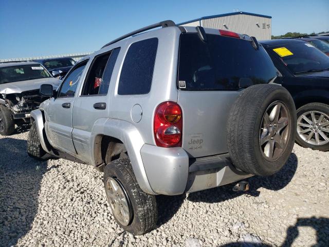 1J4GL58KX4W103884 - 2004 JEEP LIBERTY LIMITED SILVER photo 2