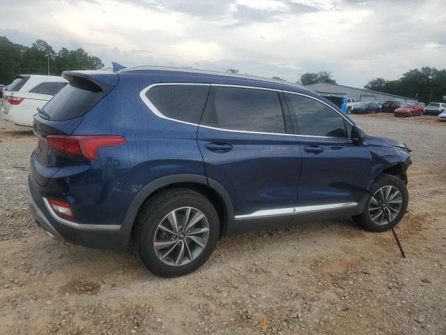 5NMS33AD1KH026810 - 2019 HYUNDAI SANTA FE SEL أزرق صورة 3