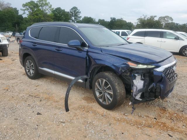 5NMS33AD1KH026810 - 2019 HYUNDAI SANTA FE SEL أزرق صورة 4