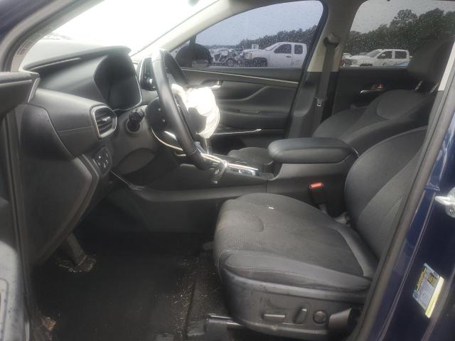 5NMS33AD1KH026810 - 2019 HYUNDAI SANTA FE SEL أزرق صورة 7