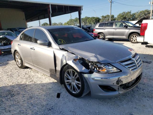 KMHGC4DD1DU221630 - 2013 HYUNDAI GENESIS 3.8L GRAY photo 1