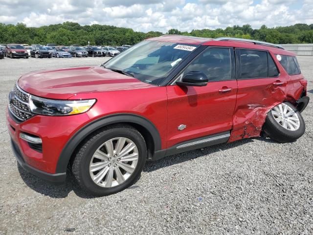 1FM5K8LC4MGB76112 - 2021 FORD EXPLORER KING RANCH RED photo 1