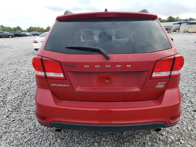 3C4PDCBG7HT518300 - 2017 DODGE JOURNEY SXT RED photo 6