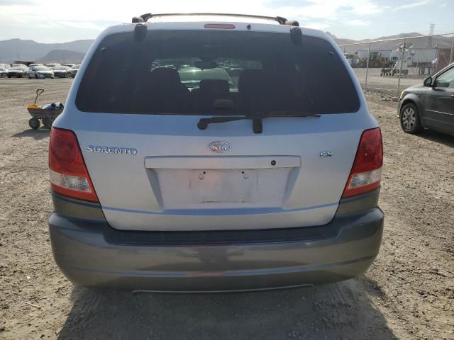 KNDJD733945326069 - 2004 KIA SORENTO EX SILVER photo 6