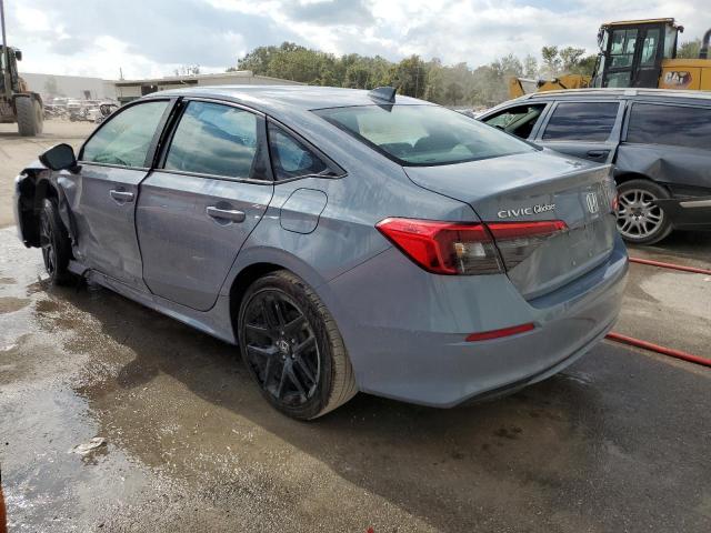 2HGFE2F50NH595530 - 2022 HONDA CIVIC SPORT GRAY photo 3