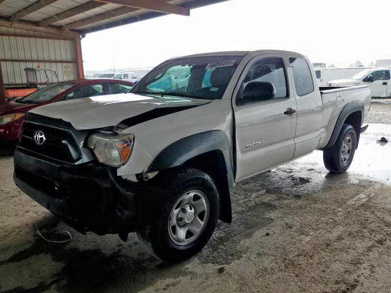 5TFTX4GN9EX028766 - 2014 TOYOTA TACOMA PRERUNNER ACCESS CAB WHITE photo 1