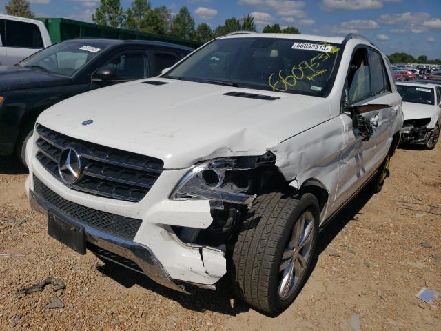 4JGDA5HB8FA605836 - 2015 MERCEDES-BENZ ML 350 4MATIC WHITE photo 1