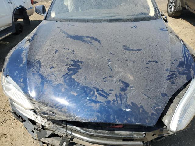 5YJSA1H12EFP61596 - 2014 TESLA MODEL S BLUE photo 11