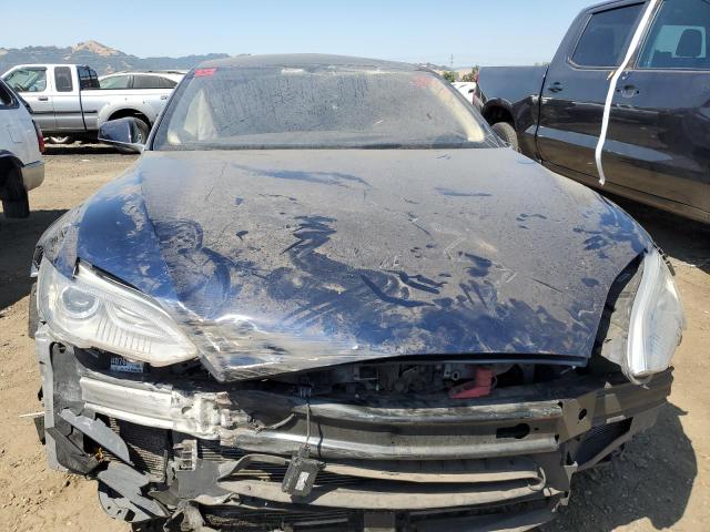 5YJSA1H12EFP61596 - 2014 TESLA MODEL S BLUE photo 5