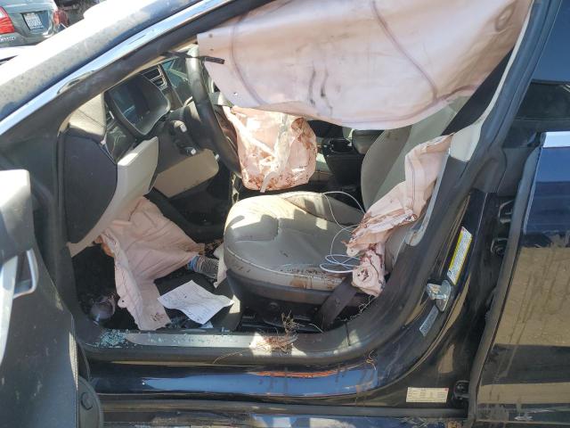 5YJSA1H12EFP61596 - 2014 TESLA MODEL S BLUE photo 7