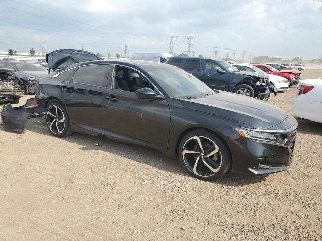 1HGCV2F39MA025184 - 2021 HONDA ACCORD SPORT 黑色 照片 4