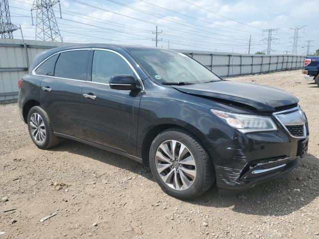 5FRYD4H44GB035947 - 2016 ACURA MDX TECHNOLOGY Бордовый фото 4