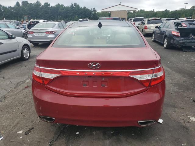 KMHFH4JG9DA299005 - 2013 HYUNDAI AZERA GLS RED photo 6