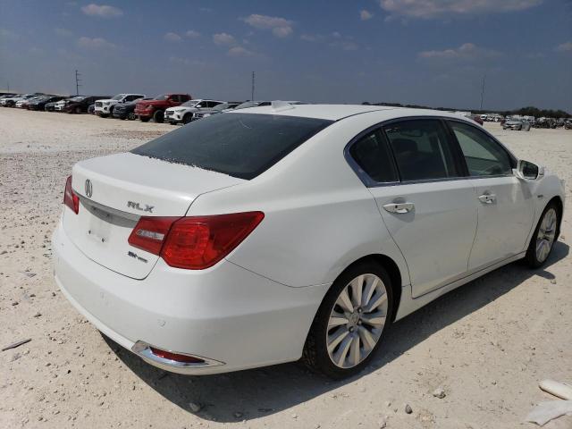 JH4KC2F95HC000084 - 2017 ACURA RLX SPORT HYBRID ADVANCE WHITE photo 3