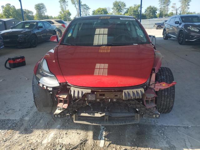 5YJ3E1EA9MF859441 - 2021 TESLA MODEL 3 RED photo 5
