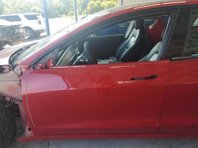 5YJ3E1EA9MF859441 - 2021 TESLA MODEL 3 RED photo 7
