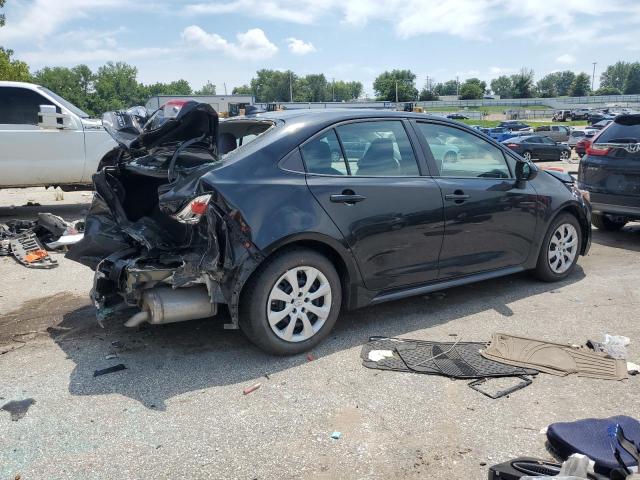 5YFEPMAE3MP159934 - 2021 TOYOTA COROLLA LE შავი ფოტო 3