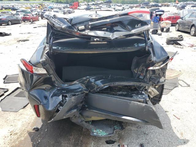 5YFEPMAE3MP159934 - 2021 TOYOTA COROLLA LE შავი ფოტო 6