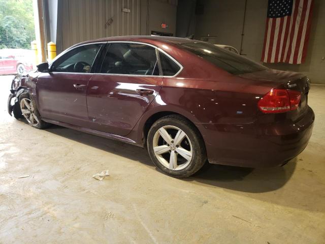 1VWBP7A38DC071728 - 2013 VOLKSWAGEN PASSAT SE PURPLE photo 2