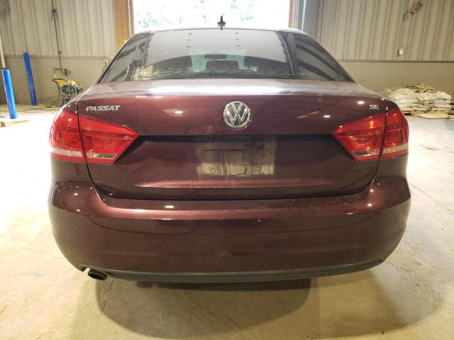 1VWBP7A38DC071728 - 2013 VOLKSWAGEN PASSAT SE PURPLE photo 6