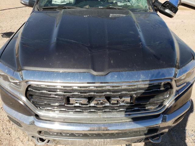 1C6SRFHT8KN795358 - 2019 RAM 1500 LIMITED GRAY photo 11